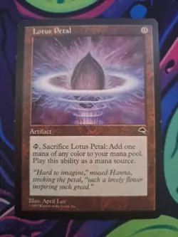 MTG Tempest Lotus Petal LP - Image 1