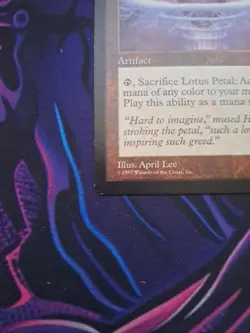 MTG Tempest Lotus Petal LP - Image 5