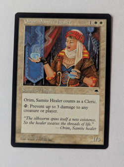 Magic Mtg Tempest Orim Samite Healer near mint - Image 1