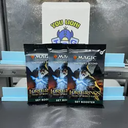 3x The Lord of the Rings: Tales of Middle-earth - Set Booster Packs WOTC SEALED 195166205274 - Image 1