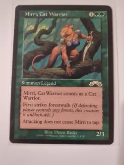Mirri Cat Warrior Exodus MTG - Image 1