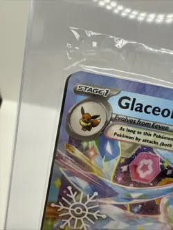 Pokemon Glaceon ex Prismatic Evolutions 026/131 Holiday Calendar Stamp SEALED - Image 2