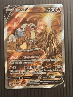 ENTEI V 2023 POKEMON CROWN ZENITH GALARIAN GALLERY ULTRA RARE #GG36/GG70 - Image 1