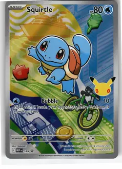 Squirtle 039 Holo Promo ME: Mega Evolution Promo Pokemon Near Mint - Image 1