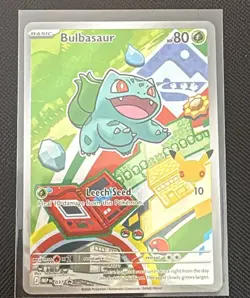 Bulbasaur 037 Promo Holo NM Pokemon Card Mega Evolution Promo - Image 1