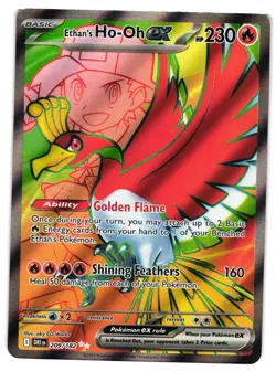 Pokemon TCG Ethan's Ho-Oh ex Ultra Rare SV10: Destined Rivals 209/182 NM - Image 1
