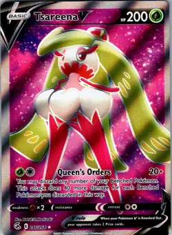 TSAREENA V 246/264 ULTRA RARE FUSION STRIKE POKEMON NM/M - Image 1