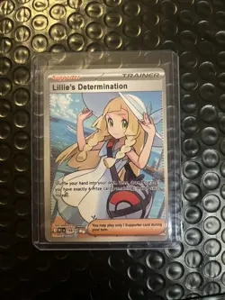 Pokemon Lillie's Determination 169/132 Me01 Ultra Rare Full Art Holo English - Image 1