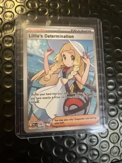 Pokemon Lillie's Determination 169/132 Me01 Ultra Rare Full Art Holo English - Image 2