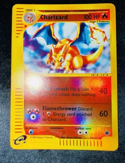 Pokemon Charizard Expedition 39/165 Reverse Holo ENG NM+ 2002 Wizard TCG - Image 2