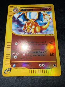 Pokemon Charizard Expedition 39/165 Reverse Holo ENG NM+ 2002 Wizard TCG - Image 4