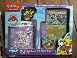 Pokemon 2025 World Championships Deck Jose Cruz Galindo-Resendiz Pult Bomb - Image 1
