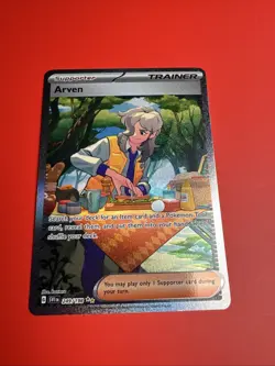 Pokemon TCG Arven 249/198 SV01 Full Art Holo Trainer-Supporter Illustration Rare - Image 1