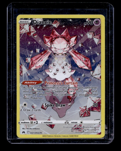 Pokemon TCG Pokemon Diancie Diancie Ultra Rare Holo Crown Zenith GG12/GG70 - Image 1