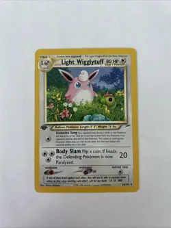 Light Wigglytuff Neo Destiny 54/105 1st Edition Regular 80 MP - Image 1
