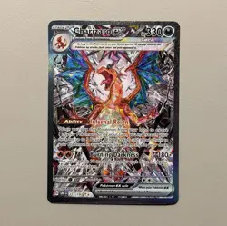 Pokemon Charizard ex Tera Full Art Holo Ultra Rare 223/197 SV03 Obsidian Flames - Image 1