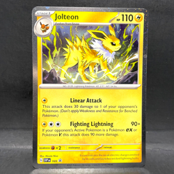 2025 POKEMON SCARLET & VIOLET JOLTEON SVP 169 BLACK STAR PROMO - Image 1