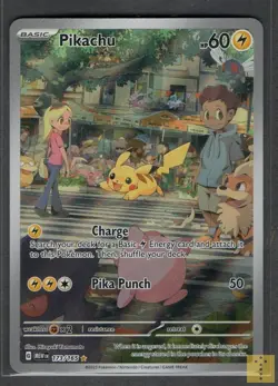 Pikachu 173/165 Illustration Rare 151 Pokemon Near Mint - Image 1