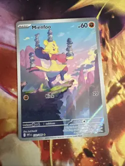 Mienfoo 133/086 White Flare Illustration Pokemon TCG - Image 1
