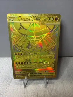 Pokemon: Mega Zygarde ex Gold Hyper Rare 124/088 Perfect Order NM FRESH - Image 1