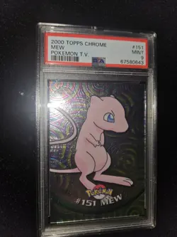 Mew PSA 9 Pokemon Topps Chrome - Image 2
