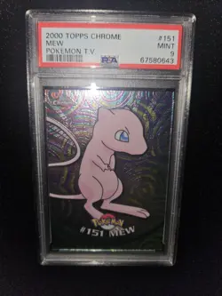 Mew PSA 9 Pokemon Topps Chrome - Image 3