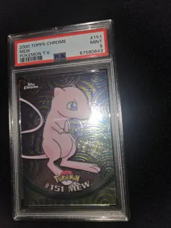 Mew PSA 9 Pokemon Topps Chrome - Image 4