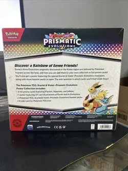 Pokemon Prismatic Evolutions Poster Collection New - Image 2