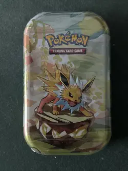 Pokemon Prismatic Evolutions Mini Tin Jolteon Sealed - Image 1