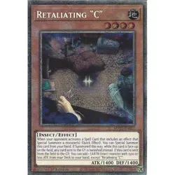 YUGIOH MP25-EN027 Retaliating C Starlight Rare 1st Edition NM - Image 1