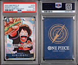 Monkey D. Luffy P-075 Saikyo Jump May 2024 JP Promo PSA 10 Gem Mint - Image 3