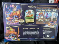 Disney Lorcana Stitch Collector’s Gift Set Azurite Sea NEW Sealed + 4 Boosters - Image 2