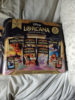 Disney Lorcana The First Chapter Target Black Friday Gift Box W/6 BOOSTERS PACKS - Image 2