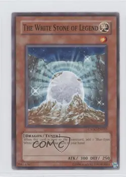 The White Stone of Legend Unlimited YuGiOh Crossroads Chaos #CSOC-EN035 READ - Image 1