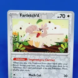 Farfetch'd Reverse Holo 132/167 Twilight Masquerade Pokemon Card 2024 Tcg Ccg - Image 3