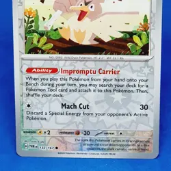 Farfetch'd Reverse Holo 132/167 Twilight Masquerade Pokemon Card 2024 Tcg Ccg - Image 4