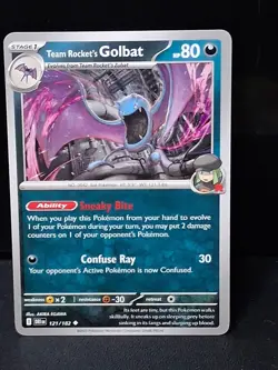 121/182 Team Rocket's Golbat : Uncommon Card :Destined Rivals :Pokemon TCG - Image 1