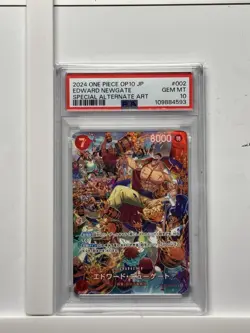 PSA 10 Edward Newgate SP Parallel ST15-002 Japanese Royal Blood One Piece Card - Image 1
