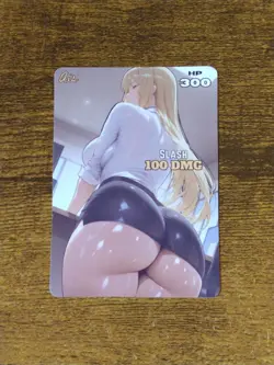 Pretty Waifu Card- Ais Wallenstein - Office Goddess ACG Custom DIY Fan Art Card - Image 1
