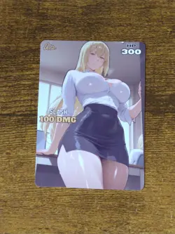 Pretty Waifu Card- Ais Wallenstein Office Goddess ACG Custom DIY Fan Art Card - Image 1