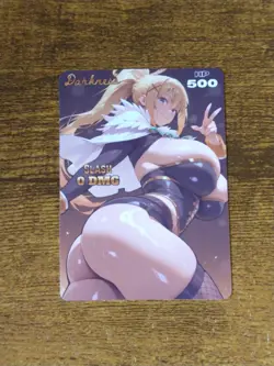 Pretty Waifu Card - Darkness Goddess ACG Custom DIY Fan Art Card - Image 1