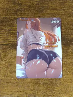 Pretty Waifu Card - Orihime Casual Goddess ACG Custom DIY Fan Art Card - Image 1