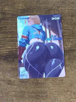 Pretty Waifu Card - Cammy Casual - Goddess ACG Custom DIY Fan Art Card - Image 1