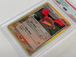 PSA 8 Salamence Holo 14/113 EX Delta Species 2005 Pokemon Card NM-MT Fire Metal - Image 3