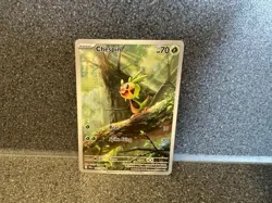 Pokemon TCG Chespin 87/86 Chaos Rising Illustration Rare Holo Card NM - Image 1