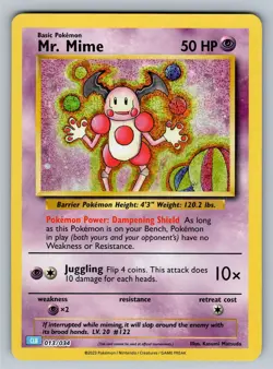 Mr. Mime 013/034 Holo Classic Collection Trading Card Game Classic Pokemon NM - Image 1