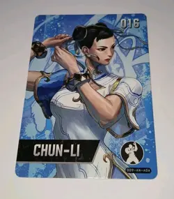 Street Fighter 6 Nintendo Amiibo Card - #16 CHUN-LI New 🌟 NM/Mint Collectible - Image 1