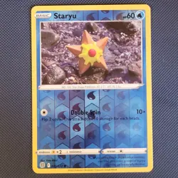 Staryu 030/172 - Brilliant Stars - Common Reverse Holo Pokemon Card - NM - Image 1