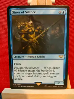 Sister of Silence - Warhammer 40,000 (40k) - Rare - NM (See pics) MTG - Image 1