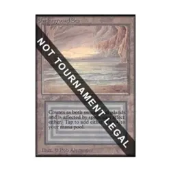WotC MtG Collector's Ed Underground Sea (CE) (R) EX - Image 1
